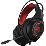 HEADSET GAMING SHENLONG HS1000 - LED ROJO - JACK 2 X 3.5MM + USB