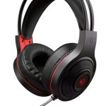 HEADSET GAMING SHENLONG HS999 CON RETROILUMINACIÓN LED ROJO-JACK 2 X 3.5MM +USB