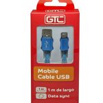 CABLE USB A IPHONE - CAJA  - GTC-BI