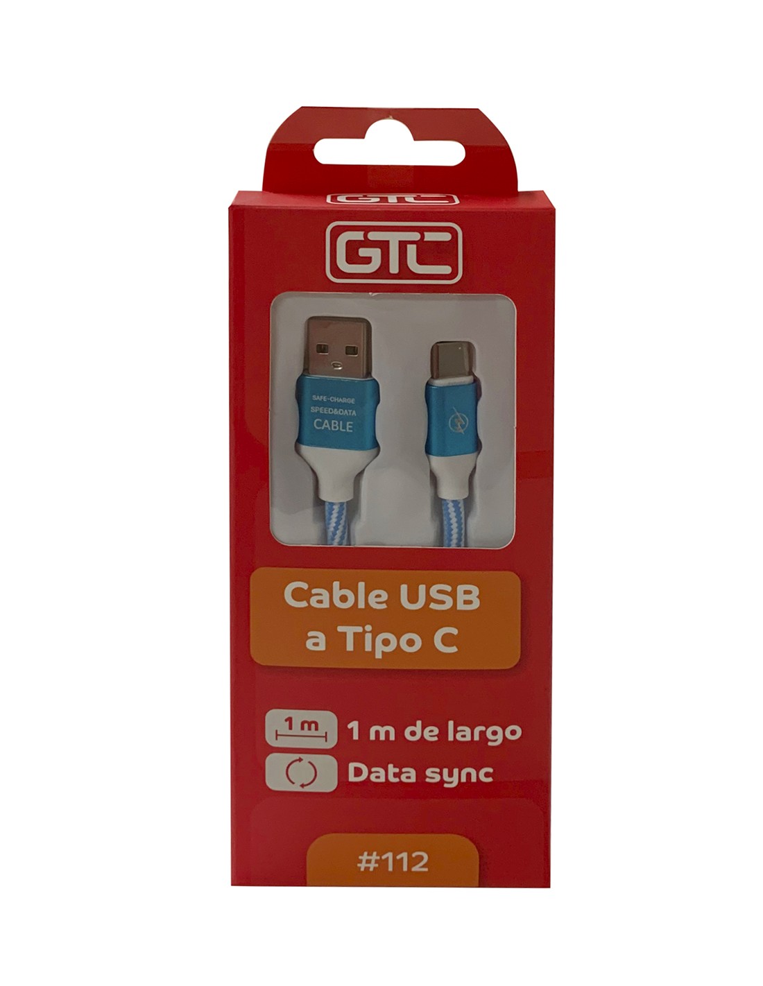 CABLE USB A Tipo C - GTC-AZUL