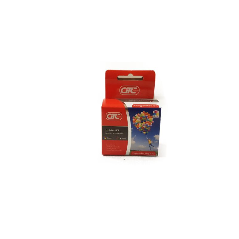 Cart.Tinta P/HP 664 Xl -Color 12ml GTC
