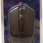 Mouse Optico con Rueda Scroll con cable USB color negro en Blister