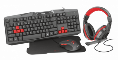 Combo 4 en 1 Ziva. Auriculares, Mouse, Teclado y Mouse