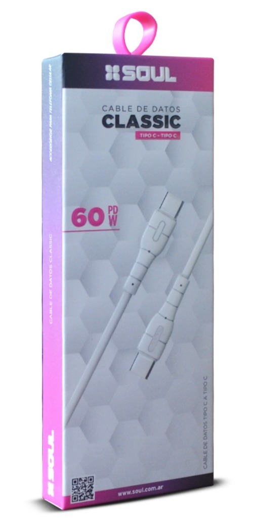 CABLE CLASIC TIPO C  PD 60W --SOUL