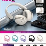 VINCHA BLUETOOTH BT250 - ROSA-SOUL